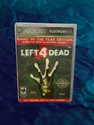 Left 4 Dead Game of the Year Edition Platinum Hits Xbox 360 M