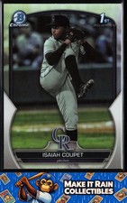 Isaiah Coupet 1st 2023 Bowman Draft Chrome Refractor #BDC-37 Colorado Rockies