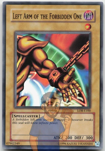 Left Arm of the Forbidden One LOB-E100 Ultra Rare Unlimited Near Mint Yugioh