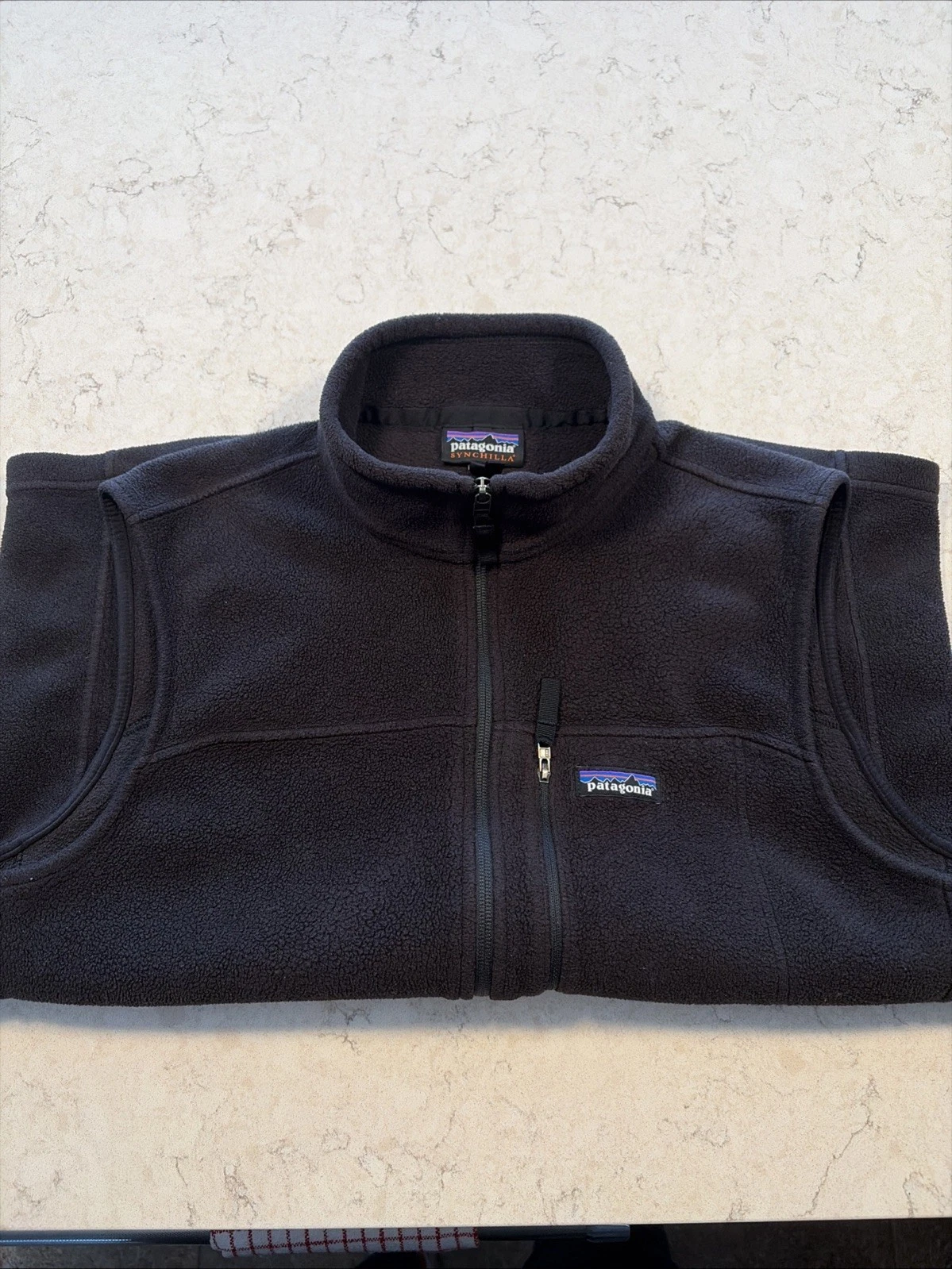 Patagonia Vest Synchilla Black Size Large