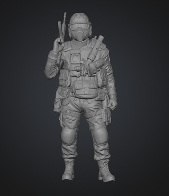 Metro 2033 | 3D-Modell | STL | Figur | Stalker | 3D-Druck | Digital Download