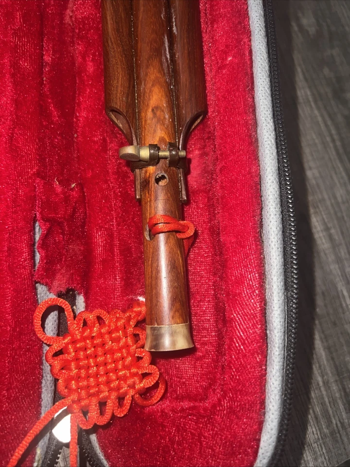 Ébano Cloisonne 3 Octavas Hulusi Flauta Viento de Madera + Estuche Foto 4 de 4