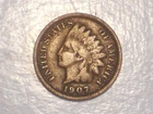 1907 Indian Head Cent (Attractive)