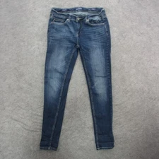 Vigoss Jeans Womens 30 Blue Brooklyn Skinny Stretch Denim Mid Rise Classic Style