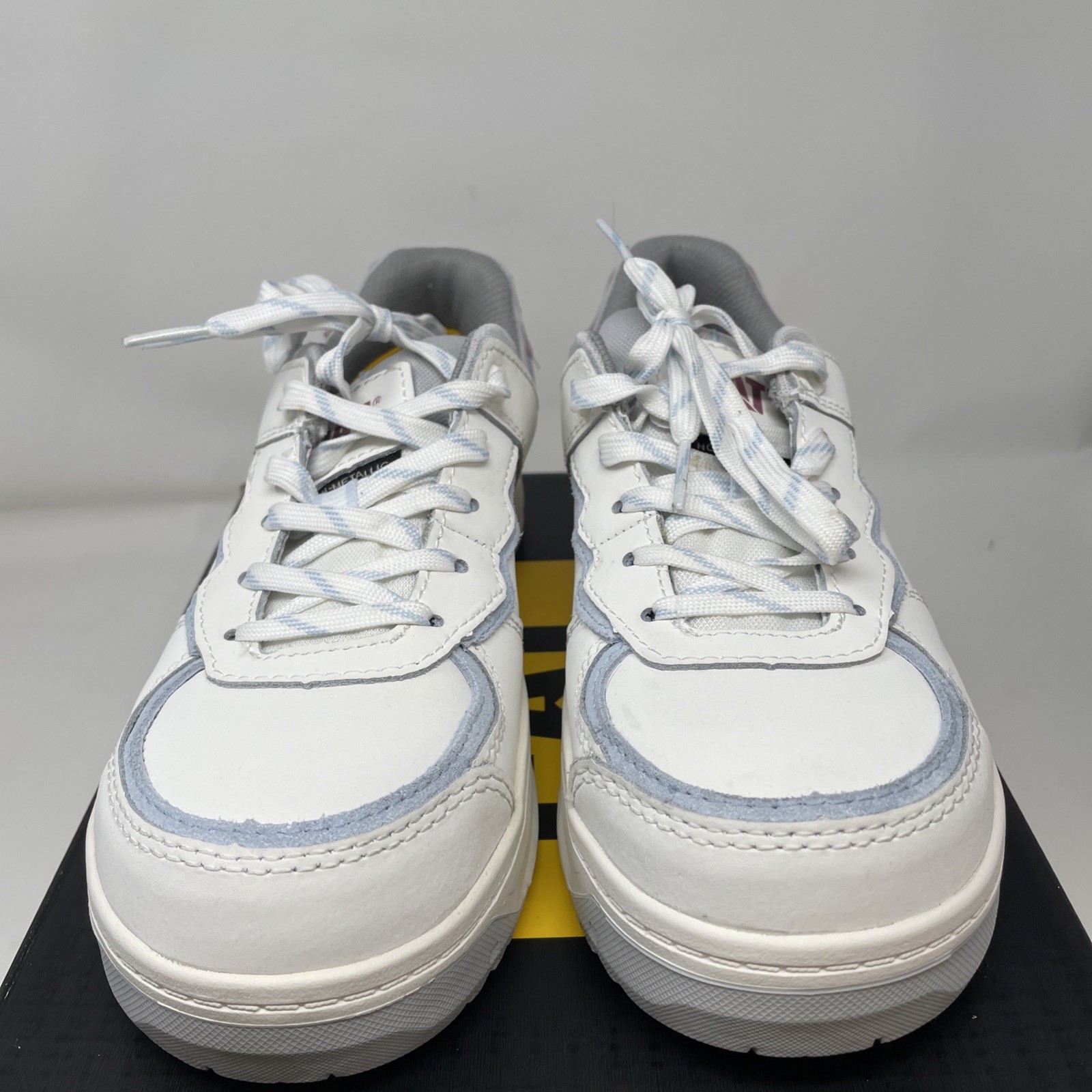 CAT Caterpillar Streamline Court Safety Toe Work Shoes Sneakers White Women's 6