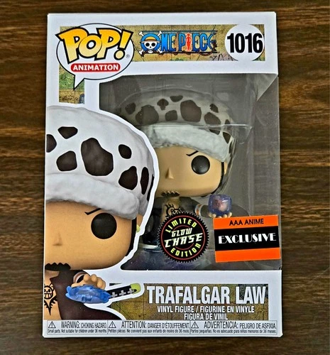 POP Animation #1016 One Piece - Trafalgar Law (AAA Anime Exclusive Glow Chase)