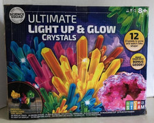 Science Squad Ultimate LIGHT UP  GLOW Grown your own Crystals Kit - NEW