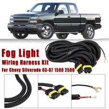 For Chevy Silverado Fog Light Wiring Harness-kit 2003-2007 1500 2500 Hd Classic For Chevy Silverado Fog Light Wiring Harness-kit 2003-2007 1500 2500 Hd Classic