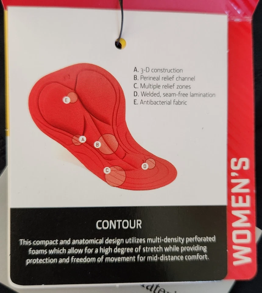 Pantalones Cortos de Ciclismo Bellwether Criterium Para Mujer Talla XL Negros Anatómicos Acolchados Nuevos con Etiquetas Foto 3 de 4