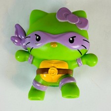 2025 McDonald's Hello Kitty x TMNT Donatello Purple Turtle Figure Toy