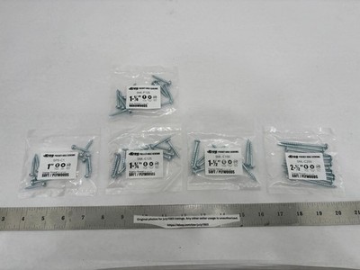 (50) NEW Kreg Pocket-Hole Screws - Assortment of Lengths/Materials - 5 x 10pk