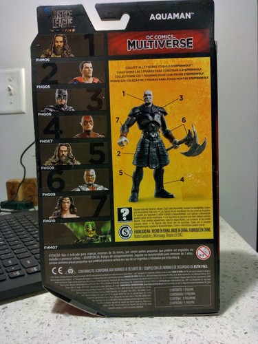 DC Multiverse Aquaman Justice League Shirtless Variante 6 Actionfigur Exclusive - Bild 3 von 3