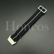 20 22 MM Parachute Elastic Nylon Strap Watch Quick Release Fits for Tudor Black