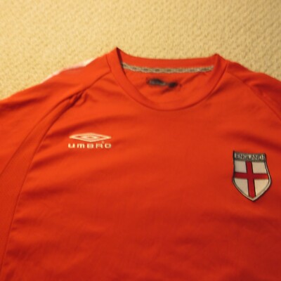 adult XL umbro england soccer climate control jersey top (gg-11-20