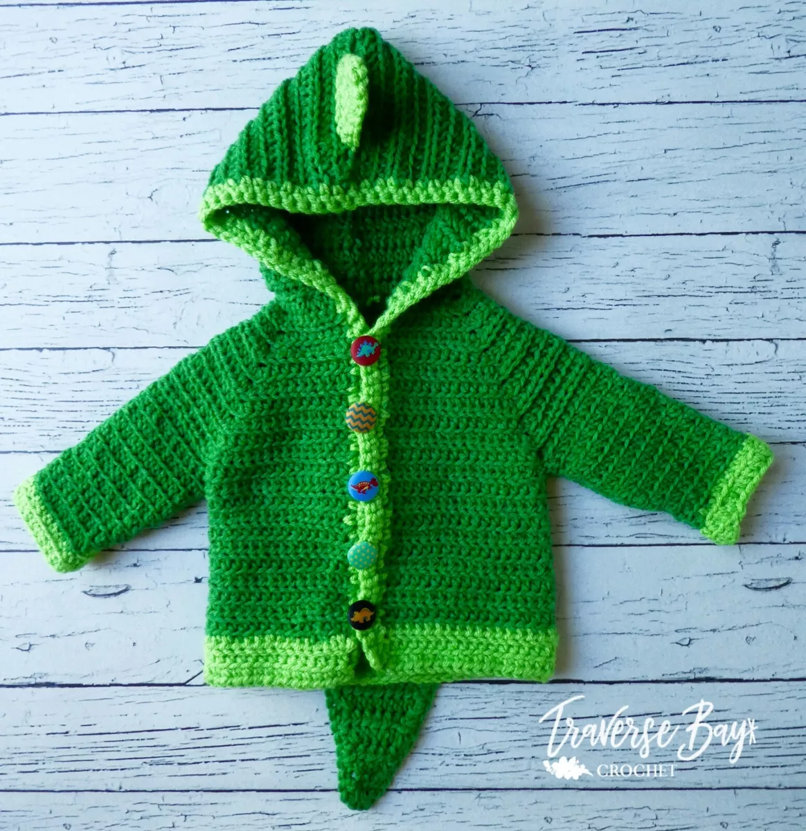 Sueter dinosaurio crochet sales