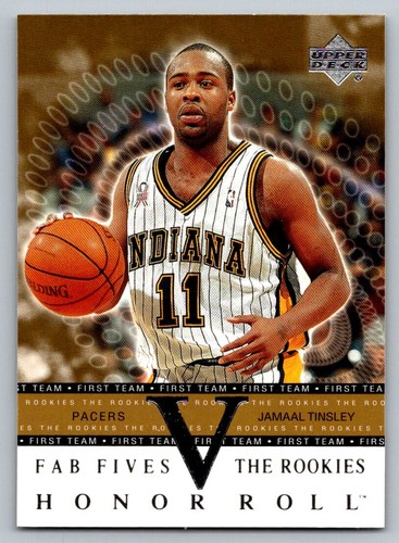 2001 UD Honor Roll Fab Five The Rookies Jamaal Tinsley F5-R2 - Picture 1 of 2