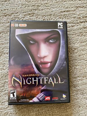 Guild Wars: Nightfall PC Video Game VERY GOOD Plus Poster Manuscript Reference