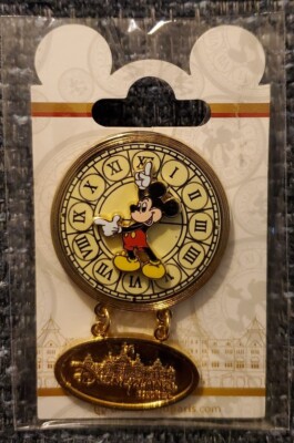 Disneyland Paris スパイダーマン ピンバッジ LE700 Disney DLP Disneyland Hotel Paris Pin Mickey on a Watch Clock
