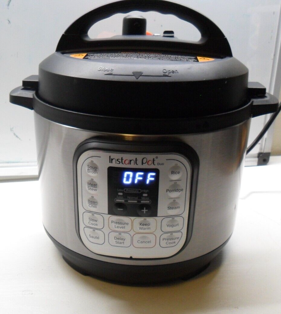 Instant Pot Duo 7in1 Electric Pressure Cooker 3 Qt V5 Stainless New Open Box eBay