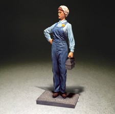 W Britain - Rosie the Riveter, 1941-45 10059 Museum Collection WWII Home Front