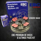 NEW EBC 262mm FRONT BRAKE DISCS AND PADS KIT BRAKING KIT OE QUALITY - PDKF859