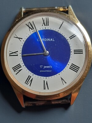 Vintage, Cardinal, USSR,Soviet Watch, Czaika 1701A) 17 Jewels, Manual  - Main Image