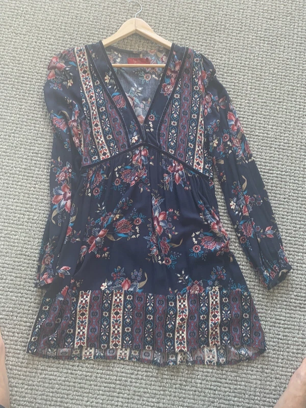 tigerlily velvet dress