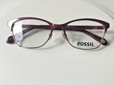 NEW FOSSIL FOS 6059 Eyeglasses Col. OJD Purple FRAME Nose Pads Plastic Metal 52