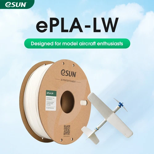 eSUN ePLA-LW 1,75 mm leichte starke Lackhaftung Schaumstoff PLA Filament