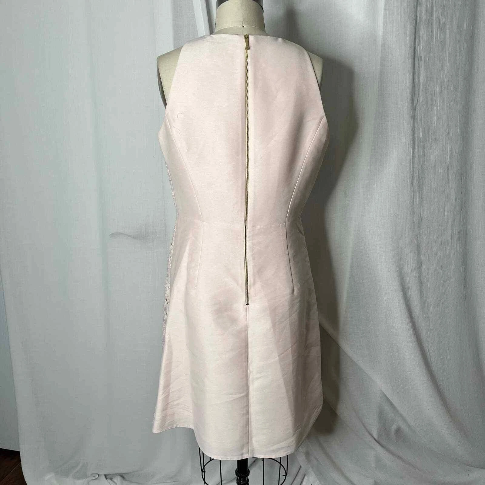 Abito Kate Spade NY rosa occhiello floreale rosa taglia 10