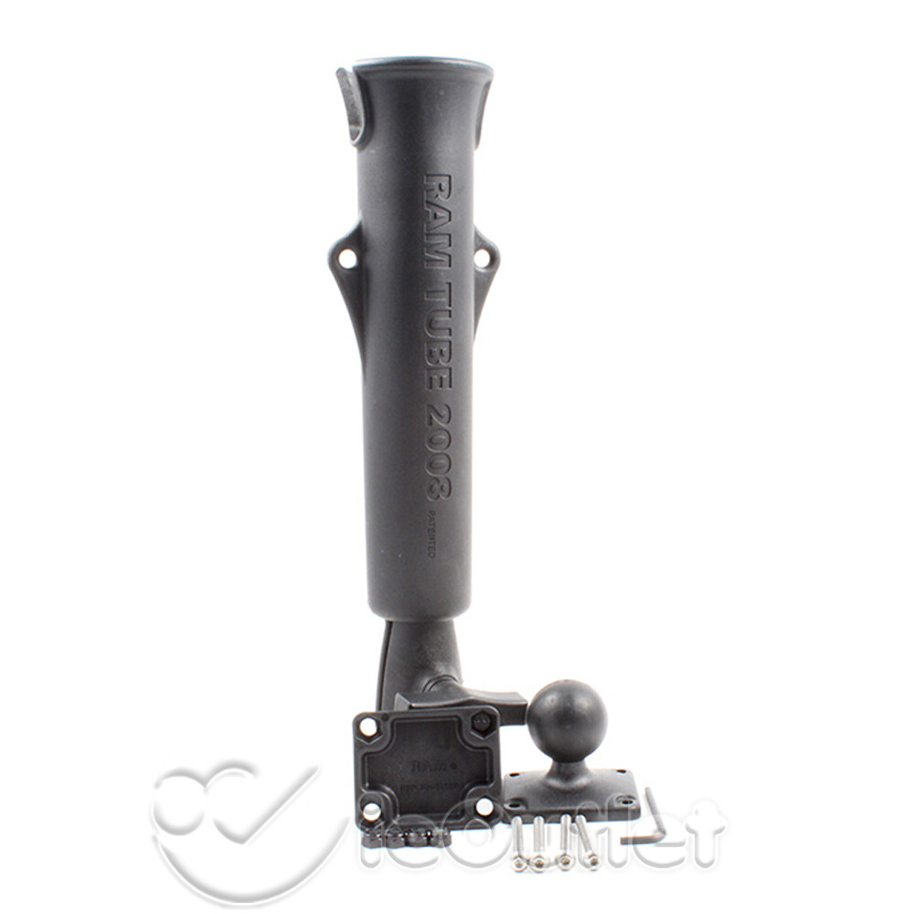 New Genuine Hobie Cat Fishing Kayak Pro Angler Ram Tube Rod Holder with Base