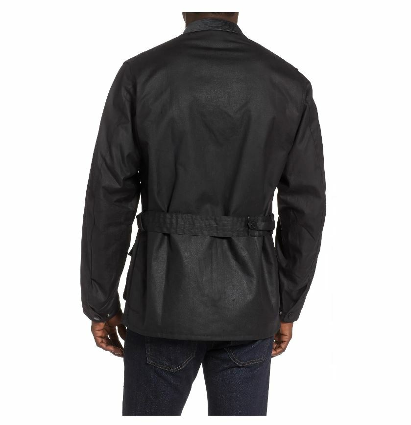 Barbour 125th Anniversary Icons International Waxed Cotton Jacket Size Medium