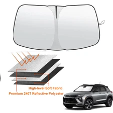 For Chevy Trailblazer 21-24 Car Windshield Sun Shade UV Rays Block Cover Shield