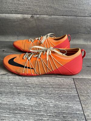 NIKE Free 1.0 Cross Bionic Sneakers Women s Size 8.5 Orange 718841-800