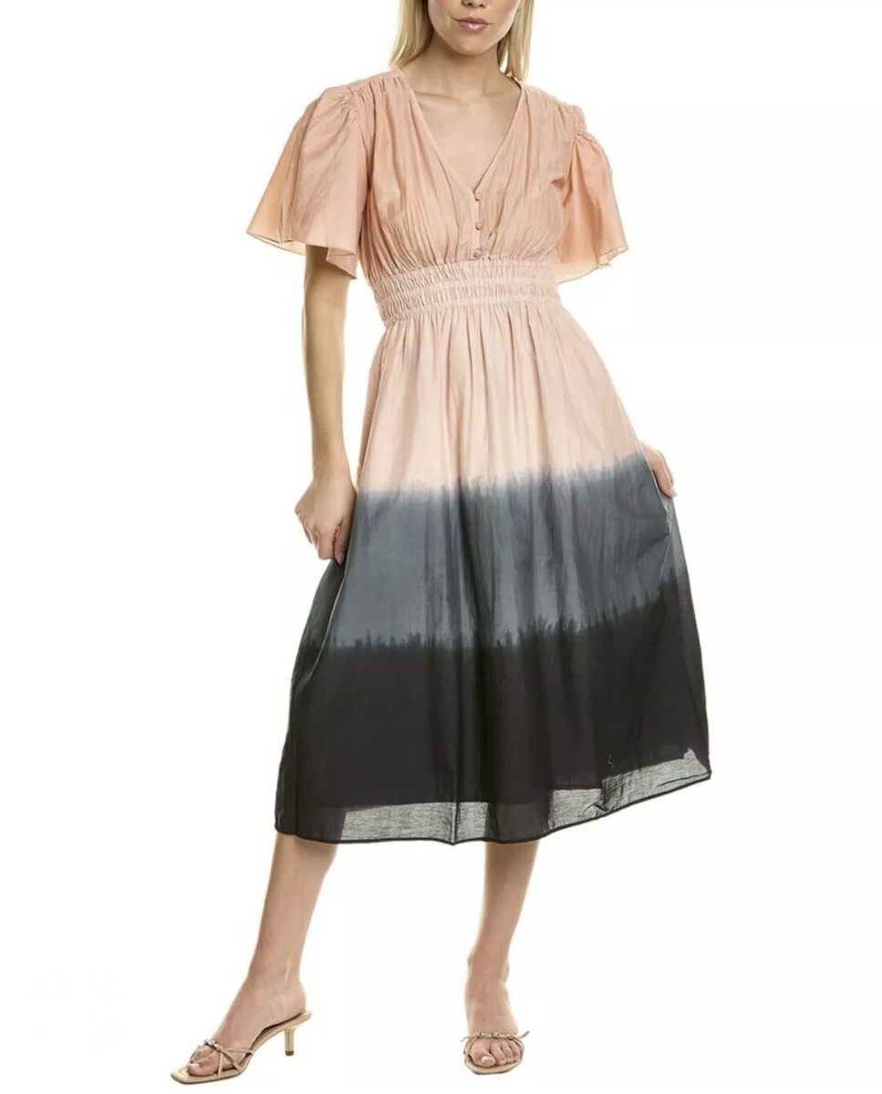 NWT St. Roche Monarch Midi Ombre Dress - Silk Cotton - Size 6 Pink $425 | eBay NWT St. Roche Monarch Midi Ombre Dress - Silk Cotton - Size 6 Pink $425 | eBay