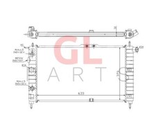 Radiateur Daewoo NEXIA