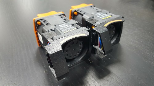 Lot 2 Dell PowerEdge R620 R630 Dual Rotor CPU Cooling Fan TGC4J - Photo 2/3