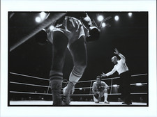 Jimmy Fox, Boxing Silver Print 30x40 Circa 1970 Silver Print
