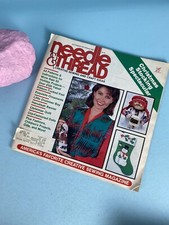 Needle  Thread Nov/Dec 1983 Vtg Craft Magazine Cross Stitch Patterns - VG