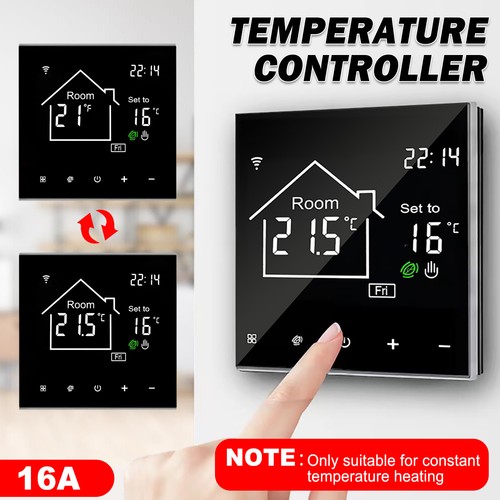 Home Smart Programmable WIFI Wireless Heated LCD Digital Thermostat App Control
