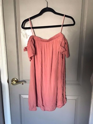 Nordstrom One Clothing Brand Women's Tie Sleeve OTS Shift Dress Size Small  NEW