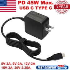 Adapter Charger For Samsung Chromebook Plus V2 XE520QAB XE521QAB XE525QBB B