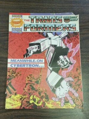 TRANSFORMERS BRITISH WEEKLY #66 MARVEL UK COMIC 21ST JUNE 1986