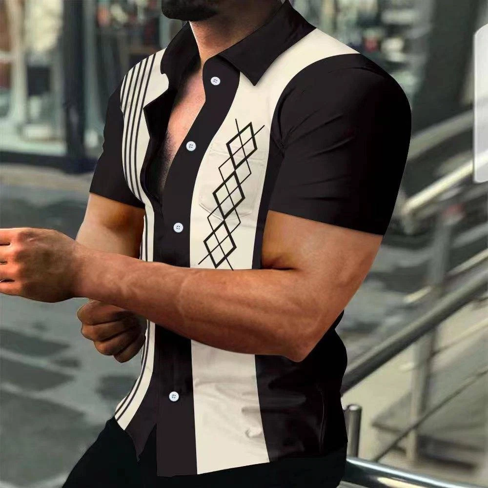 Mens black short sleeve deals button down dress shirt
