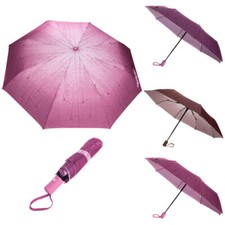 Women Travel Automatic Windproof UV Protection Compact Folding Sun Rain Umbrella