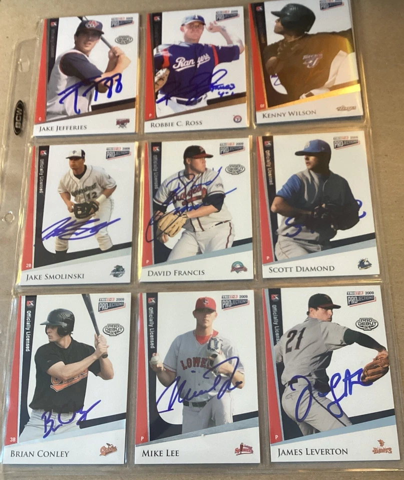 2009 TRISTAR PROJECTIONS SIGNED AUTOGRAPHED BASEBALL CARDS - Image 4 of 4