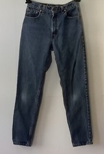 Vintage LEVI'S 550 Made in USA Women's Relaxed Fit Tapered Leg Jeans Size 9 Jr 