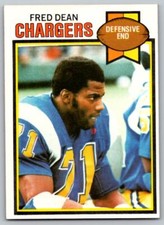 1979 Topps #152 Fred Dean San Diego Chargers RookieRC