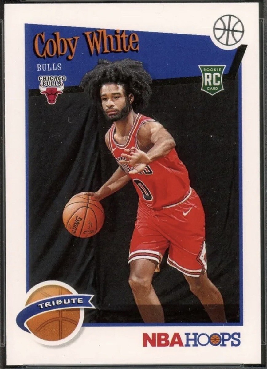 Coby White 2019-20 Panini Hoops #295 *Tribute* Rookie - Chicago