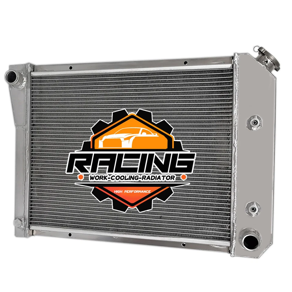 Radiador para 1968-1974 1969 1970 Chevy Nova 1975-1987 EL CAMINO V6 aluminio completo Foto 2 de 4